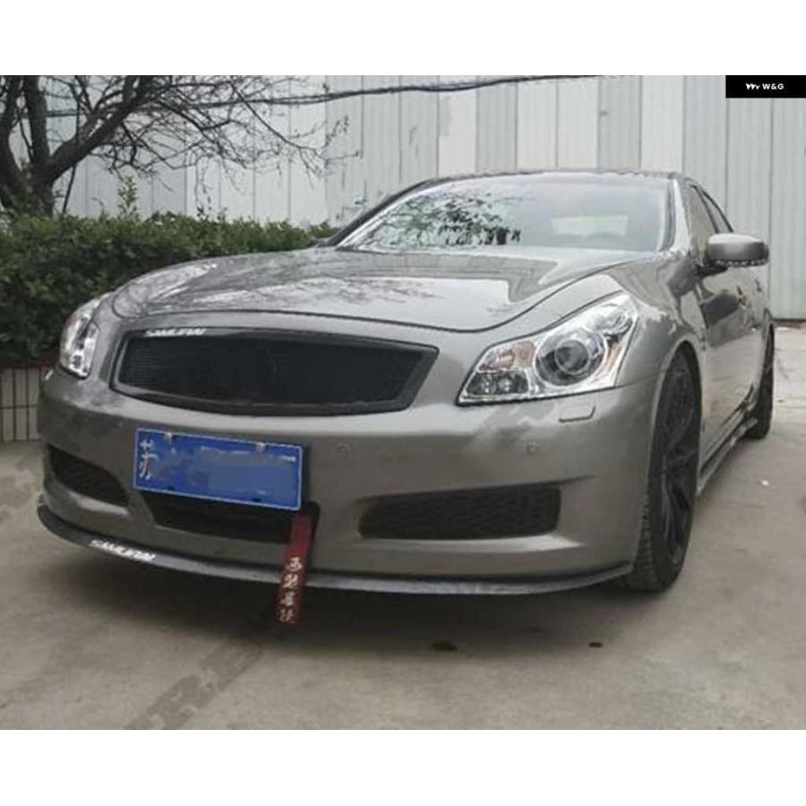 並行輸入品車用フロント グリル バンパー フードメッシュ インフィニティ G G35 G37 2007-2009 セダン 4ドアの画像