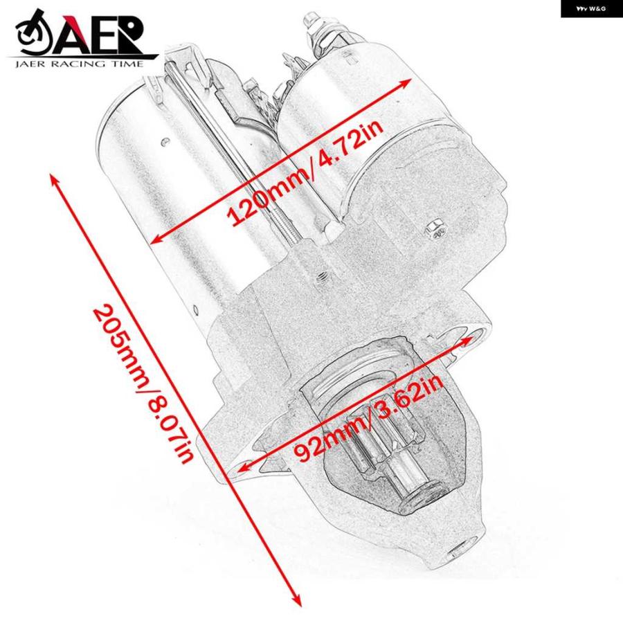 並行輸入品12417682099 スターターモーター BMW R1200GS アドベンチャー HP2 R1200R R1200S HP2 エンデューロ スポーツ 1170CC12317691956 12412306140_5