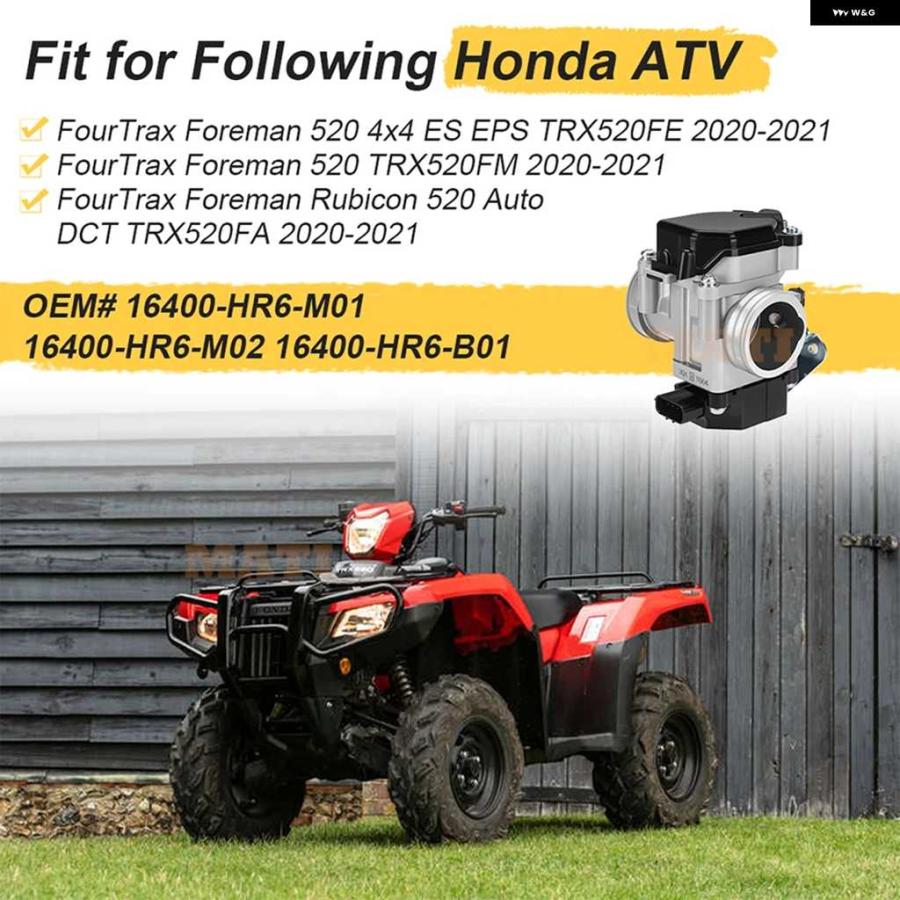並行輸入品スロットルボディ ホンダ フォー トラック ス フォアマン 500 TRX500 FA/FE/FM 2014-2019 16400-HR4-A42