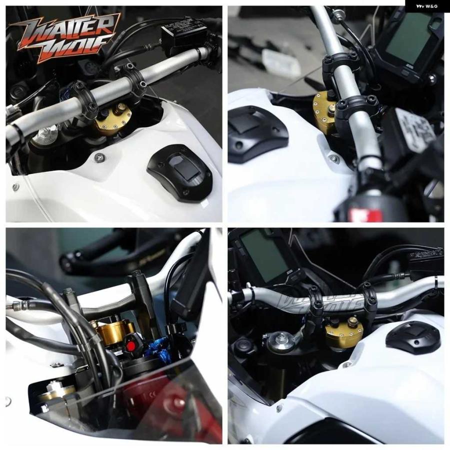 並行輸入品T7 T700 調整式ステアリングスタビライザー ダンパー ヤマハ テネレ700ラリー XTZ07 XTZ700 2019-2024 安全確保済み ショック アブソーバー_4