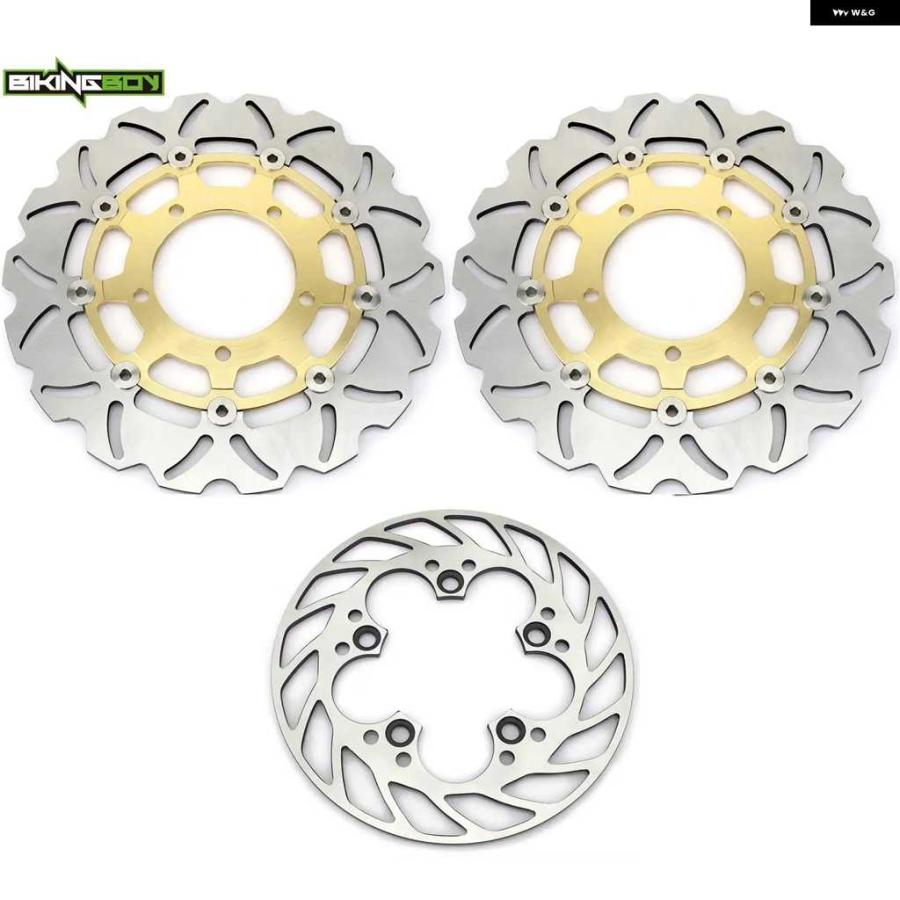 並行輸入品フロント リア ブレーキディスク ローター GSXR GSX-R 1000 01 02 03 04 05 06 07 08 09 10 11 12 13 14 15 16 K1 K2 K3 K4 K5 K6の画像