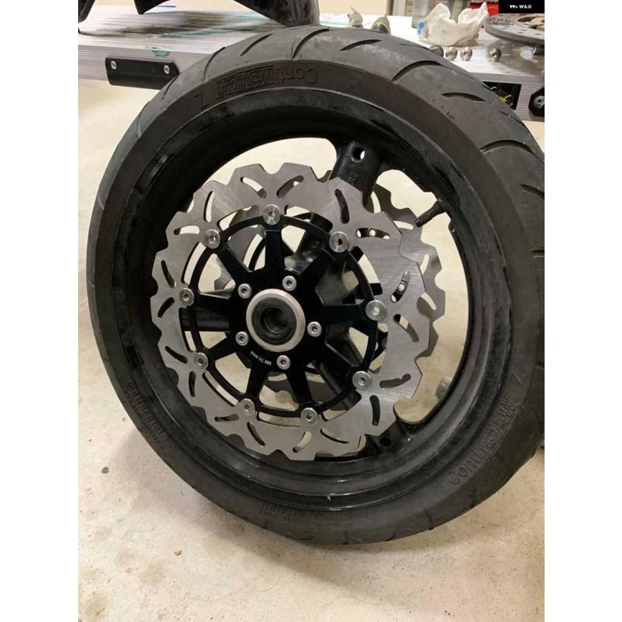 並行輸入品フロント リア ブレーキディスク ローター GSXR GSX-R 1000 01 02 03 04 05 06 07 08 09 10 11 12 13 14 15 16 K1 K2 K3 K4 K5 K6の画像