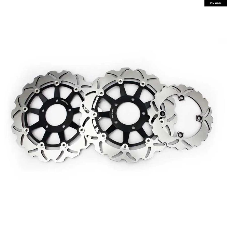 並行輸入品フロントリア ブレーキディスク ディスクローター トライアンフ DAYTONA T955 955 02 03 04 05 06 T509 SPEED TRIPLE 955 2002-2004セットの画像