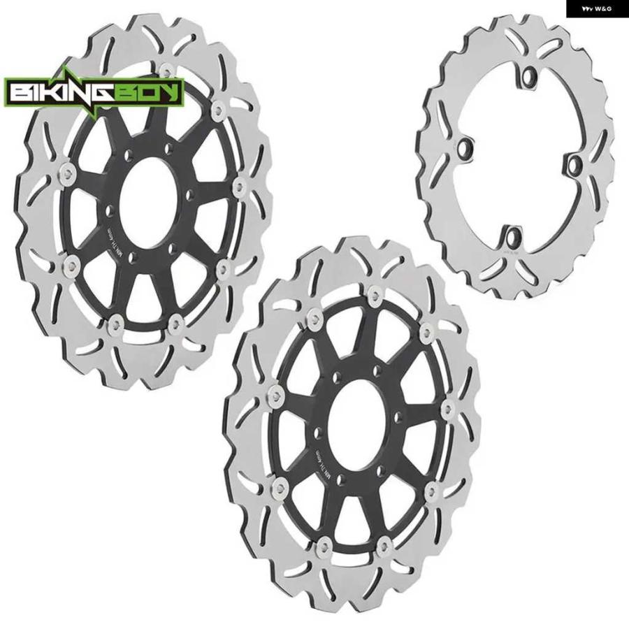 並行輸入品フロント リア ブレーキディスク ディスク ローター トライアンフ T509 SPEED TRIPLE 97 98 99 00 01 T595 T955I DAYTONA 1996-2001の画像