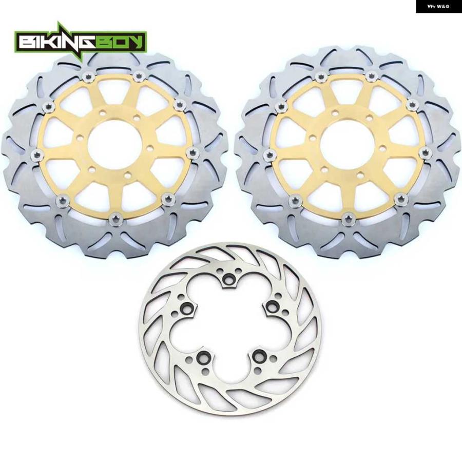 並行輸入品フロント リア ブレーキディスク ディスク ローター トライアンフ T509 SPEED TRIPLE 97 98 99 00 01 T595 T955I DAYTONA 1996-2001の画像