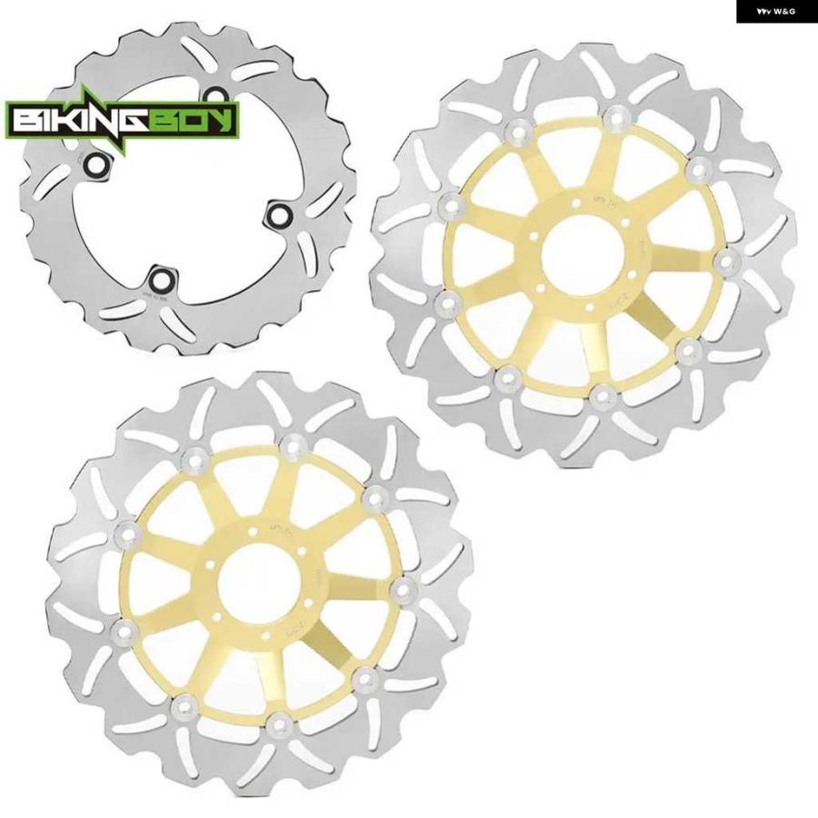 並行輸入品フロント リア ブレーキディスク ディスク ローター CBR600F SUPERSPORT F3 95-98 CBR900RR 94-97 96 HORNET 250 97-23 CB400N 82-88 83 84の画像