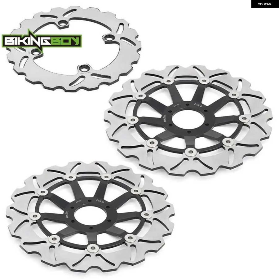 並行輸入品フロント リア ブレーキディスク ディスク ローター CBR600F SUPERSPORT F3 95-98 CBR900RR 94-97 96 HORNET 250 97-23 CB400N 82-88 83 84の画像