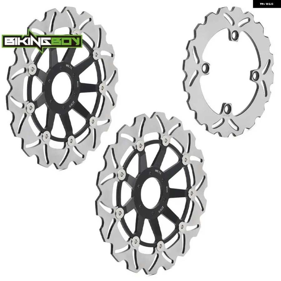 並行輸入品フロント リア ブレーキディスク ディスク ローター CBR600F SUPERSPORT F3 95-98 CBR900RR 94-97 96 HORNET 250 97-23 CB400N 82-88 83 84の画像