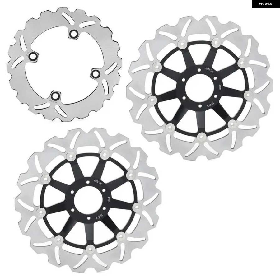 並行輸入品フロント リア ブレーキディスク ディスク ローター CBR600F SUPERSPORT F3 95-98 CBR900RR 94-97 96 HORNET 250 97-23 CB400N 82-88 83 84の画像