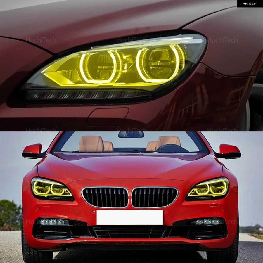 並行輸入品イエロー DRL エンジェルアイ LED ボード BMW 6シリーズ F06