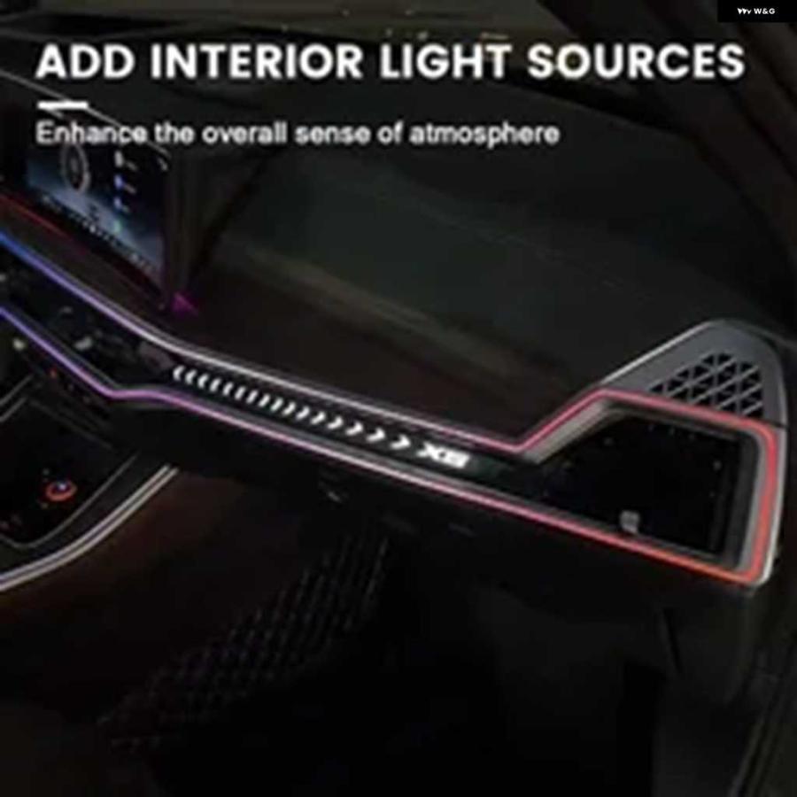並行輸入品11色LEDセンター コンソール 計器ライト BMW X5 X6 X7 G05
