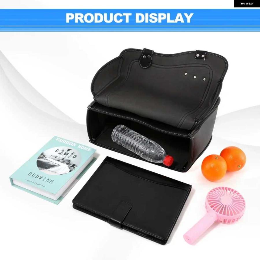並行輸入品 バイク サドルバッグ 37*18*29CM PUレザーサイドバッグ ツール 収納 バッグ スポーツスター XL883 ソフテイル ダイナ V-STAR シャドウ_5