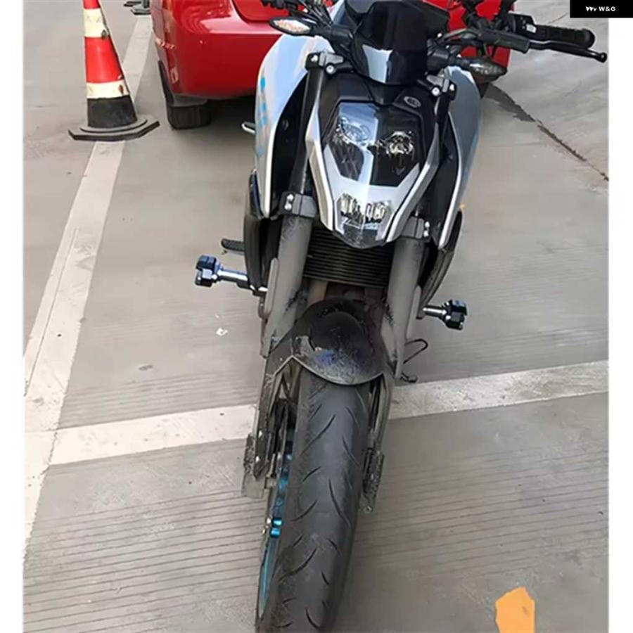 並行輸入品落下防止 バンパー CFMOTO NK150 250NK フレーム プロテクター CNC スライダー バイク 落下防止_4
