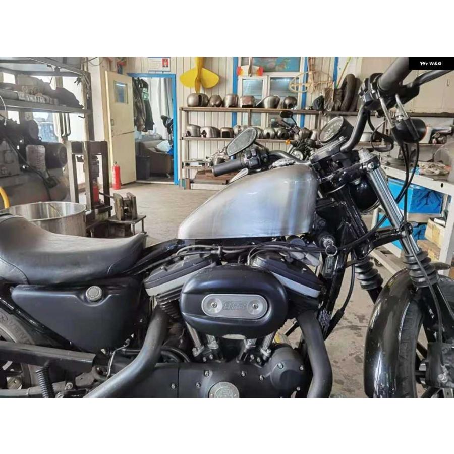 並行輸入品オートバイ 8L 2.11ガロン ガソリン ガス オイル 燃料タンク キャップ付き ハーレー ダビッドソン スポーツスター XL モデル 1995-2003の画像