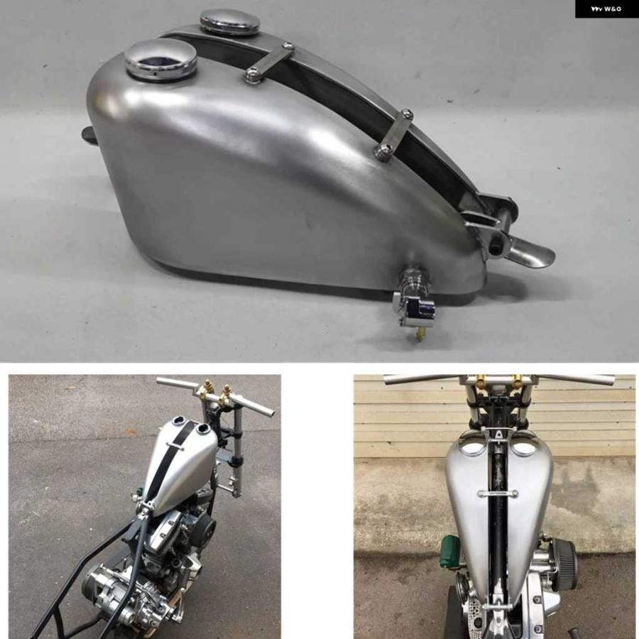 並行輸入品 7L ガソリン 燃料タンク ハーレー ダビッドソン スポーツスター ホンダ スティード ヤマハ ビラーゴ XV400 XV535 スズキ 全 バイク 対応の画像