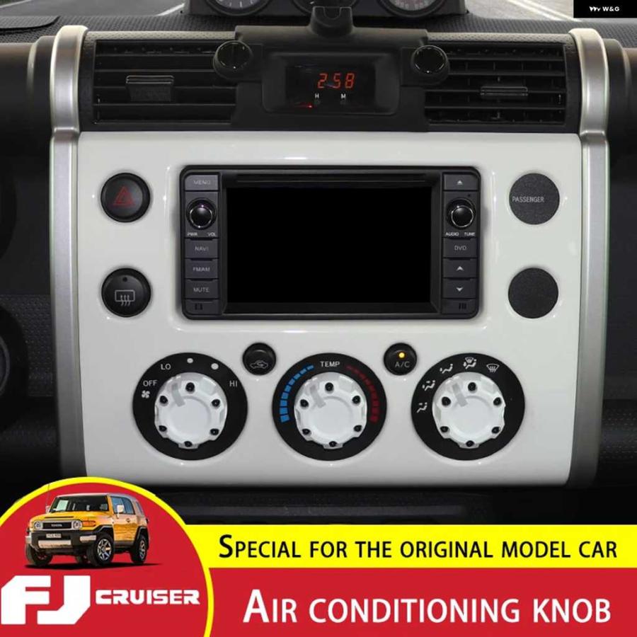 FJクルーザー　ドレイクオフロード　エアコンノブ パッケージ付き　アルミ製 並行輸入品トヨタ FJクルーザー エアコン ノブ カスタム FJセントラル
