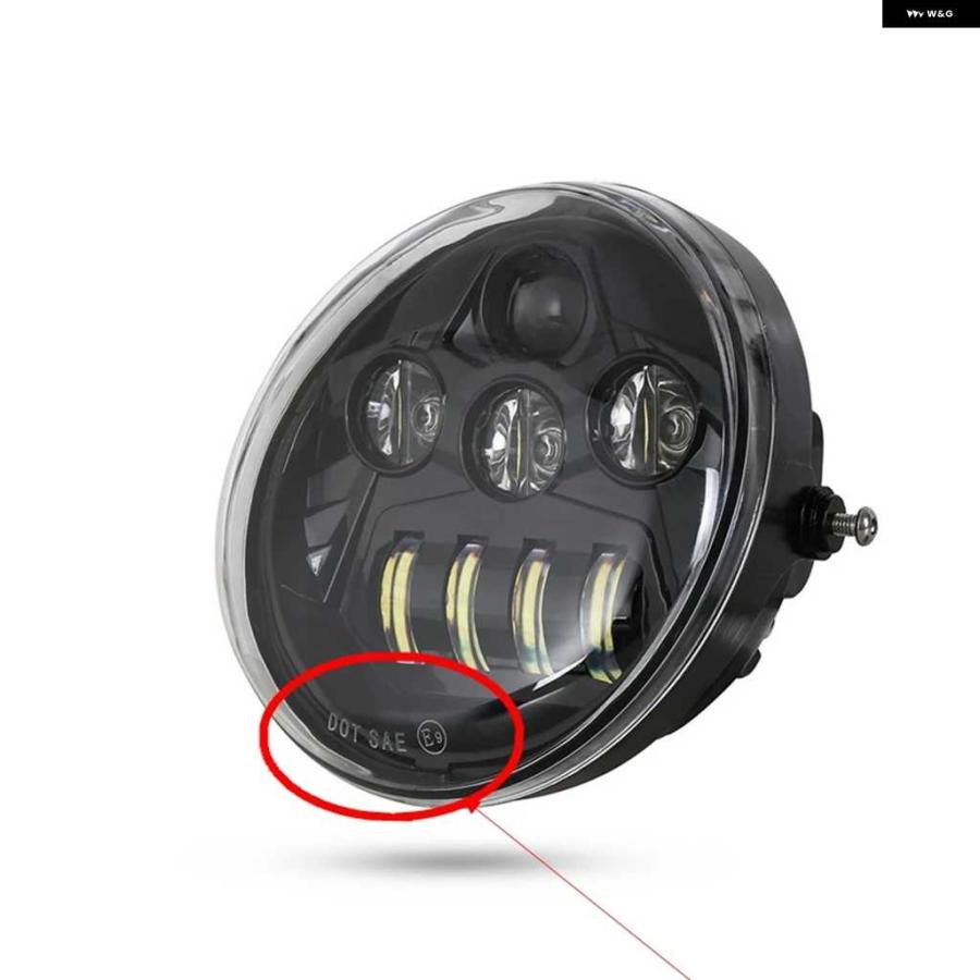 並行輸入品オートバイ バイク LED ヘッドライト ブラック クロームバックプレート Vロッド VROD VRSCA ヘッドライト VRSC V-ROD アクセサリー