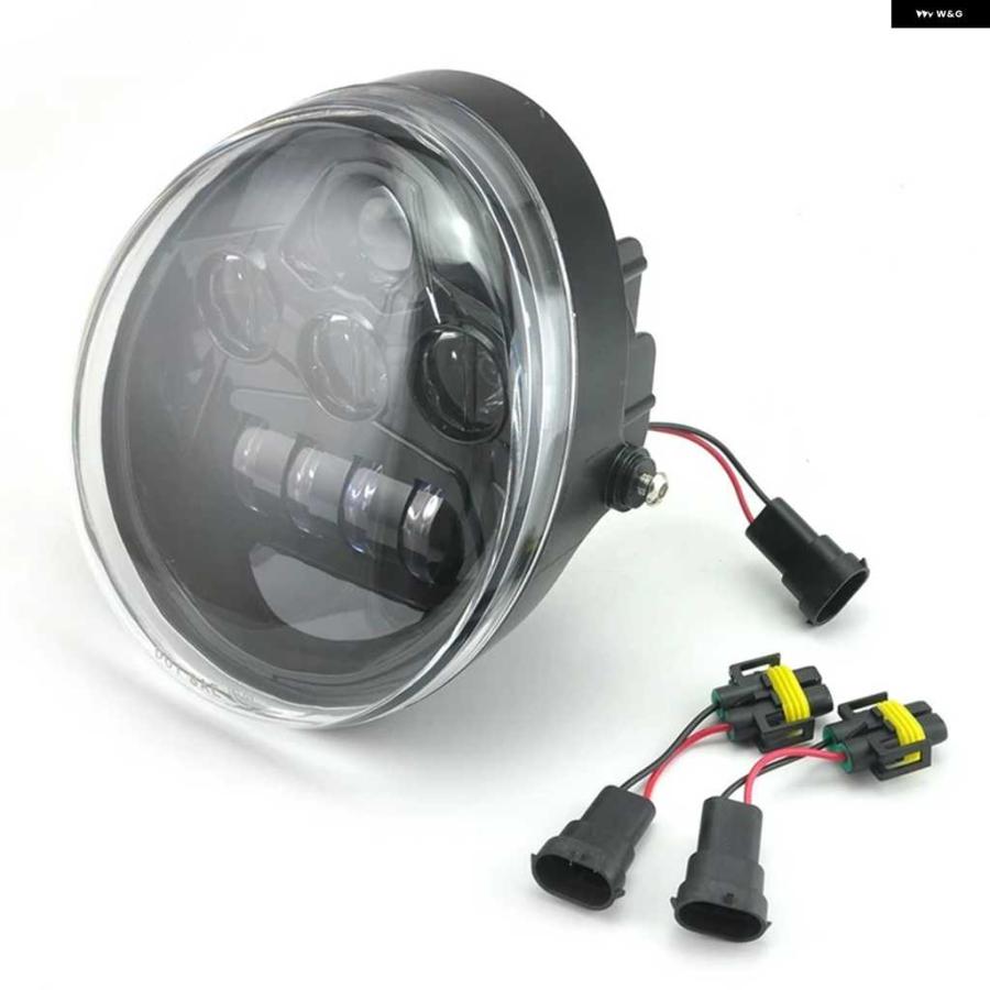 並行輸入品オートバイ バイク LED ヘッドライト ブラック クロームバックプレート Vロッド VROD VRSCA ヘッドライト VRSC V-ROD アクセサリー