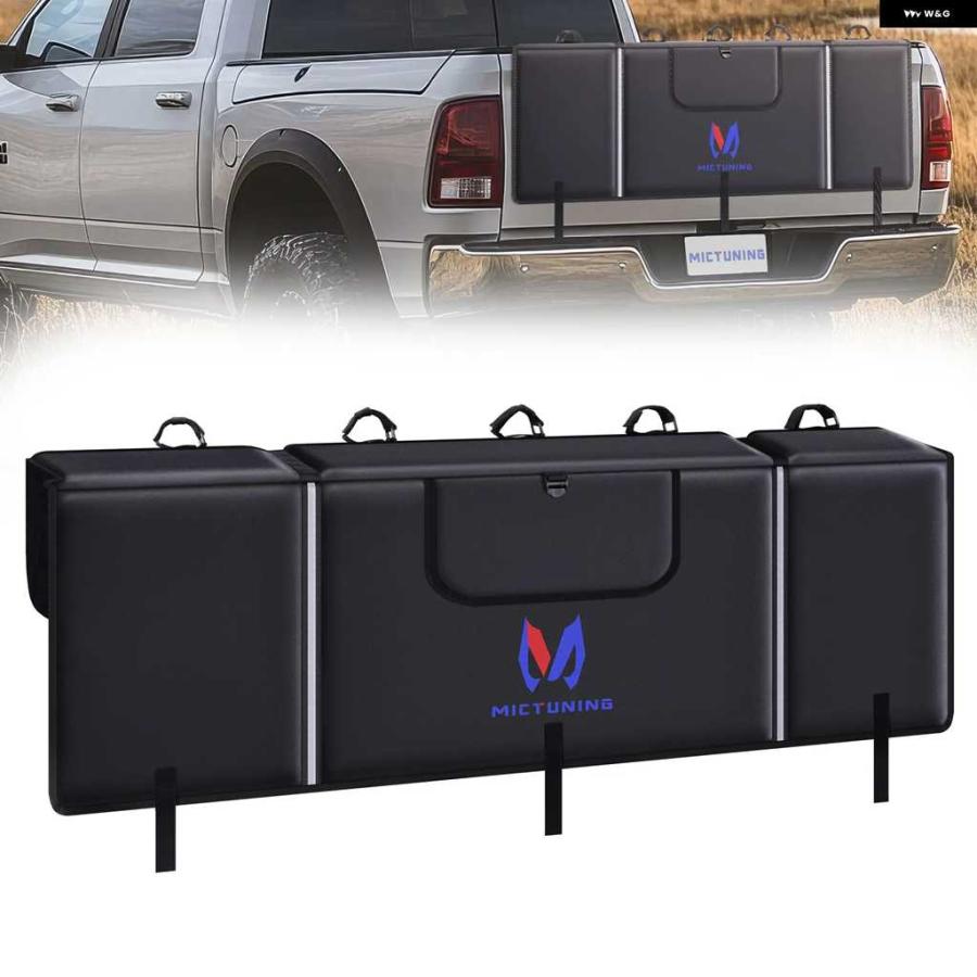 並行輸入品MICTUNING テールゲートカバー パッド マウンテン オートバイ バイク ピックアップ パッド オートバイ バイク フレーム 固定ストラップ5本付