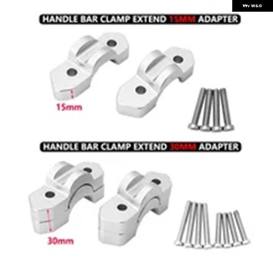 並行輸入品15MM/30MM アルミ ハンドルバー ライザー 高さ調整クランプ マウント BMW R1300GS ADV アドベンチャー GS1300 2023 2024 2025の画像