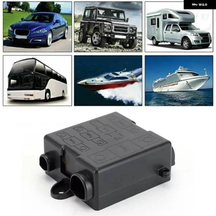 並行輸入品車ボート用自動電圧レギュレータ対応配電ヒューズ ボックス ブロックメガミディヒューズ ホルダー_2