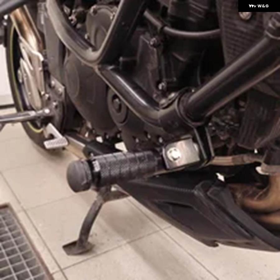 並行輸入品オートバイ 折りたたみ 式 フットレスト ペダル クラッシュ バー クランプ フットレスト フットペグ ハーレー パンアメリカ 1250 S 1250S PA1の画像