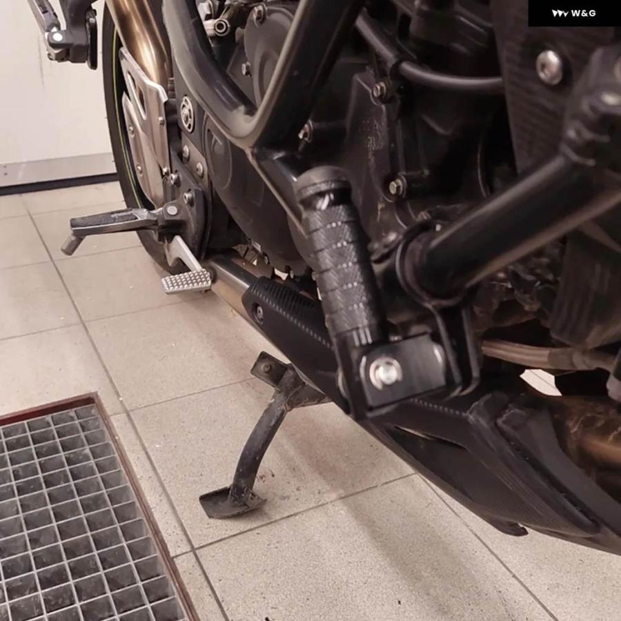 並行輸入品オートバイ 折りたたみ 式 フットレスト ペダル クラッシュ バー クランプ フットレスト フットペグ ハーレー パンアメリカ 1250 S 1250S PA1の画像