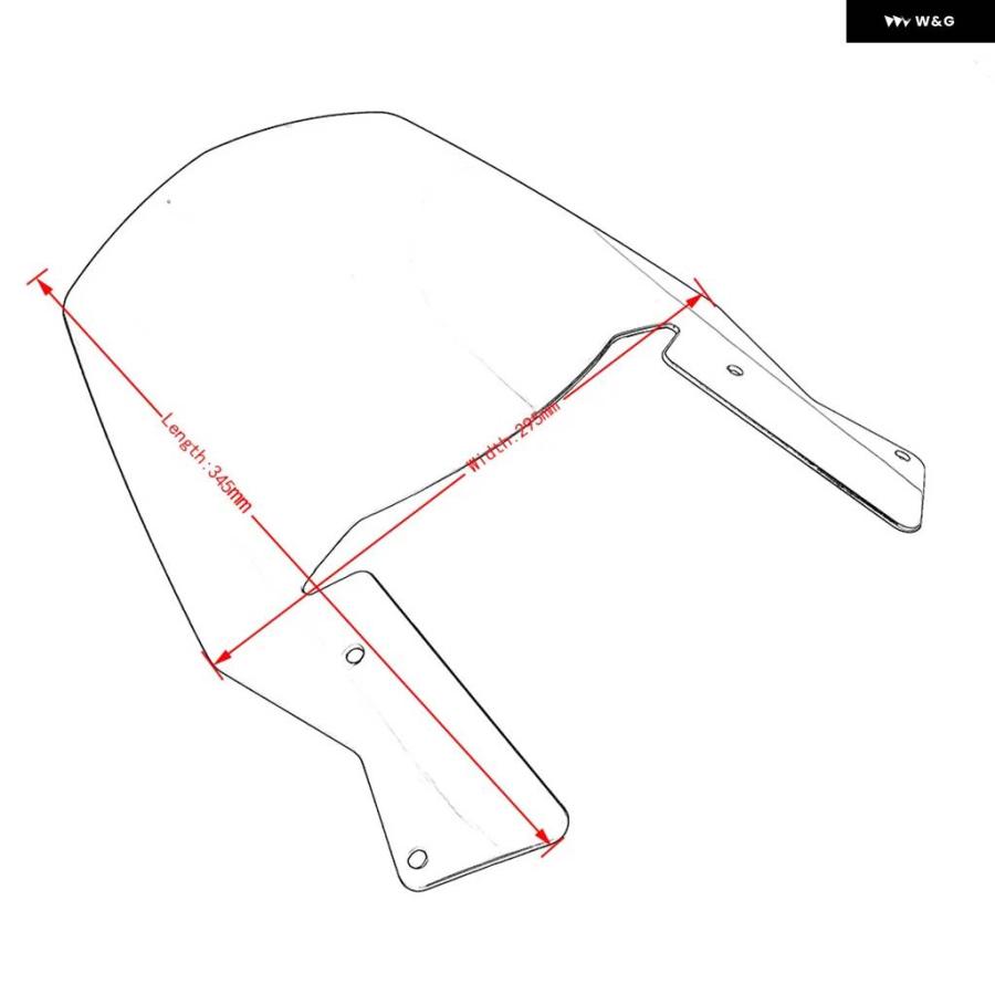 並行輸入品オートバイ ウィンドスクリーン DUKE 690 R 2008-2014-19 ウィンドシールド ウィンドデフレクター KTM DUKE690 アクセサリーの画像