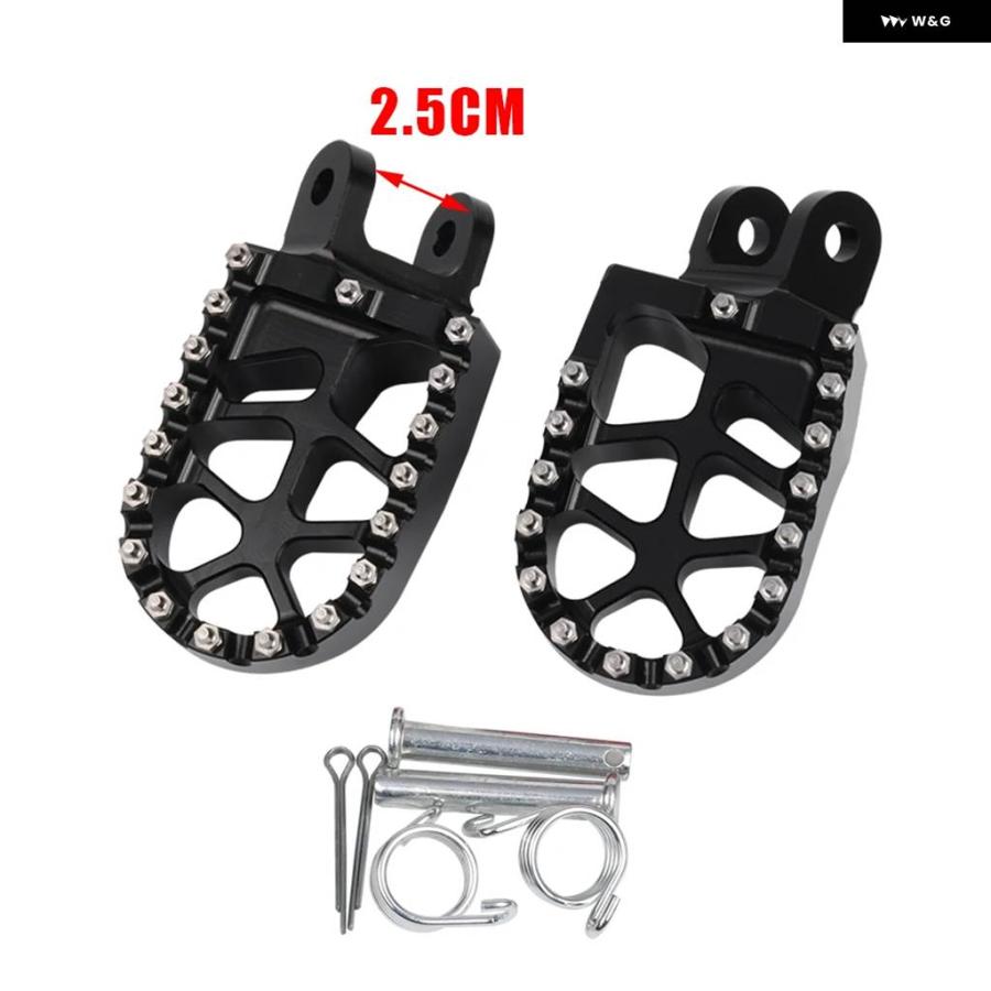 並行輸入品フットペグ ペダル フットレスト ホンダ CR 80 85 R CRM 250 XR 400 R CRF 230 1000 L DTC カワサキ KLX 250 S 300 R_5