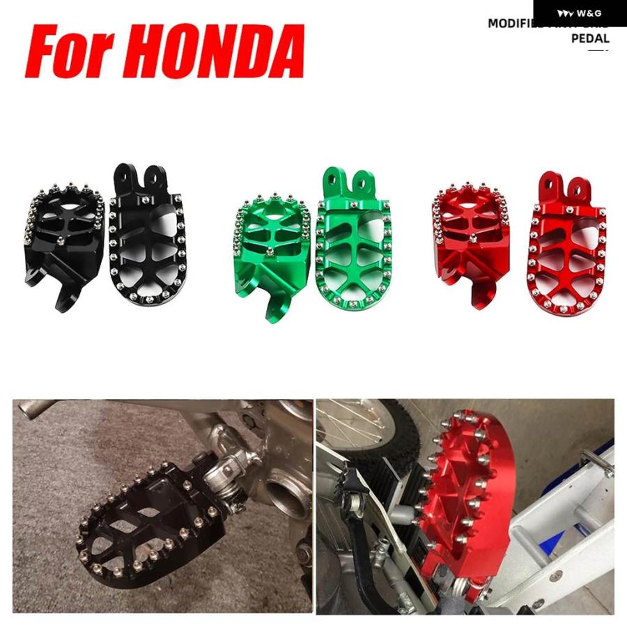 並行輸入品フットペグ ペダル フットレスト ホンダ CR 80 85 R CRM 250 XR 400 R CRF 230 1000 L DTC カワサキ KLX 250 S 300 R_6