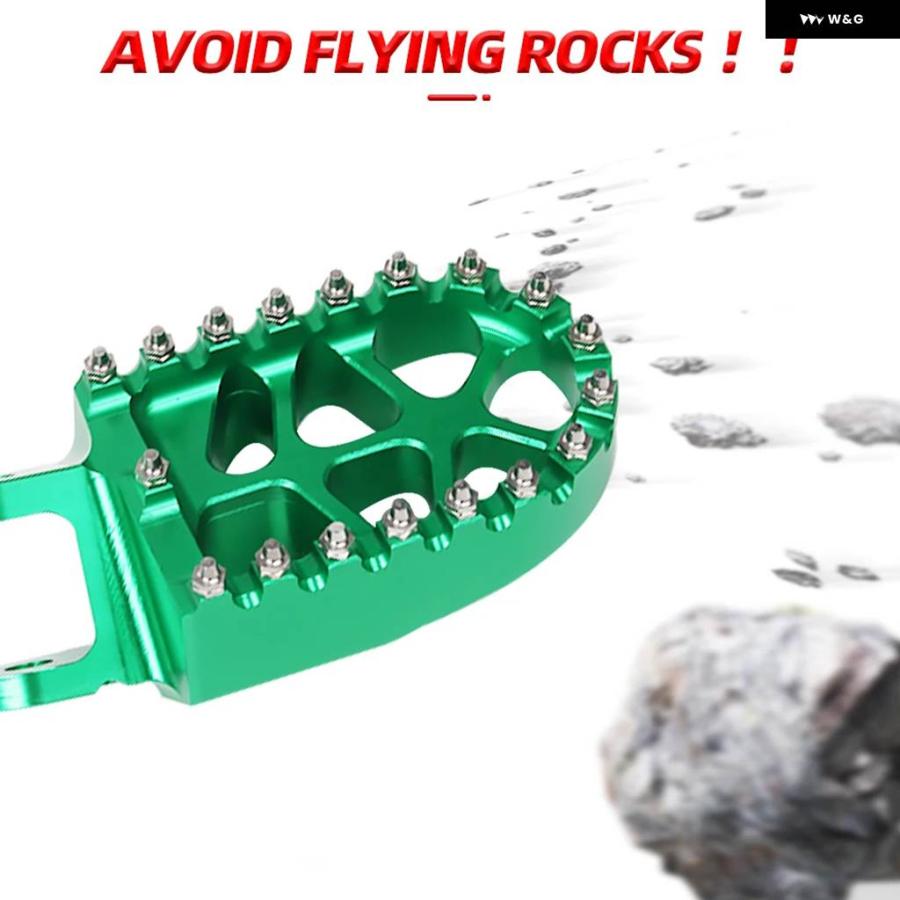 並行輸入品フットペグ ペダル フットレスト ホンダ CR 80 85 R CRM 250 XR 400 R CRF 230 1000 L DTC カワサキ KLX 250 S 300 R_8