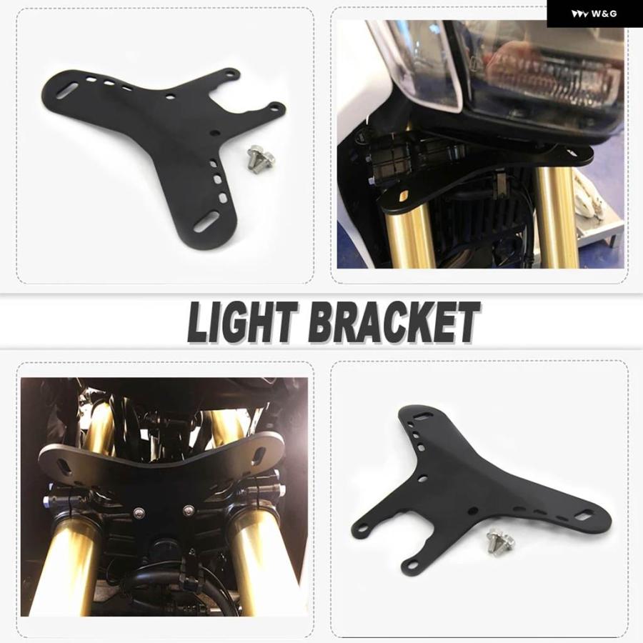 並行輸入品2019-21 オートバイ フォグランプ 補助ライト ブラケット ドライビングランプ ヤマハ T700の画像