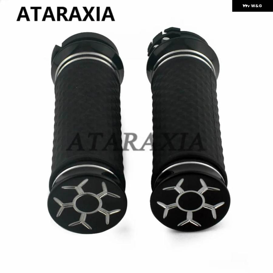 並行輸入品1インチ 25MM オートバイ ハンドルバー ハンド グリップ ハーレー ダビッドソン ロードキング ソフテイル チョッパー スポーツスター XL883 X_7