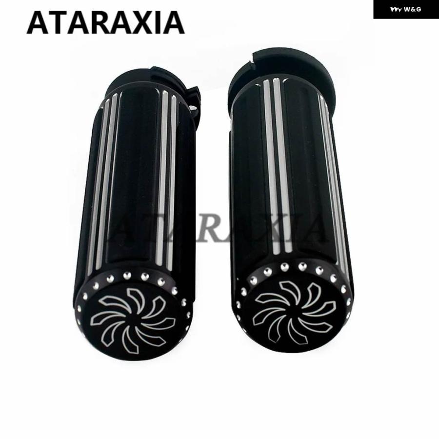 並行輸入品1インチ 25MM オートバイ ハンドルバー ハンド グリップ ハーレー ダビッドソン ロードキング ソフテイル チョッパー スポーツスター XL883 X_8