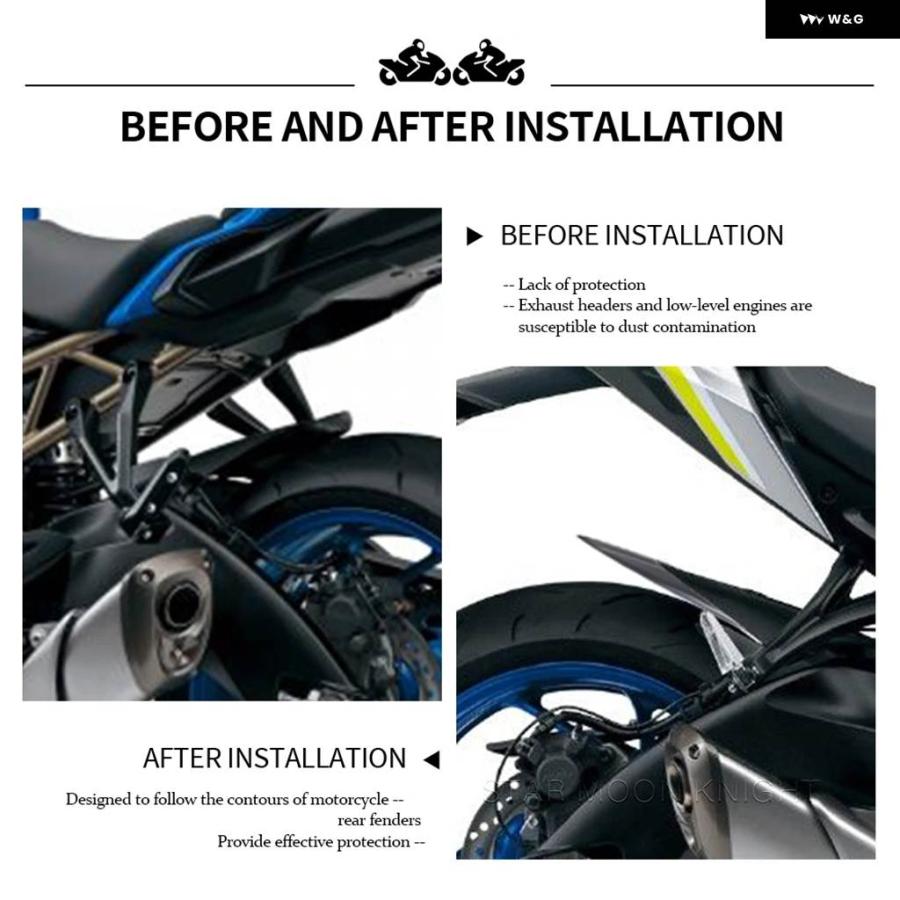 並行輸入品リアフェンダー マッドガード エクステンダー スズキ