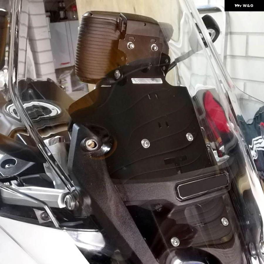並行輸入品オートバイ TIGER 1200 フロントフォン スタンド ホルダー スマートフォン用 GPS ナビゲーションプレート ブラケット 2018 2019 2020の画像