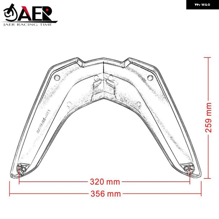 並行輸入品オートバイ アクセサリー フロントフェンダービークエクステンションエクステンダーホイールカバー カウル BMW R1200GS R 1200 R1200GS LCの画像