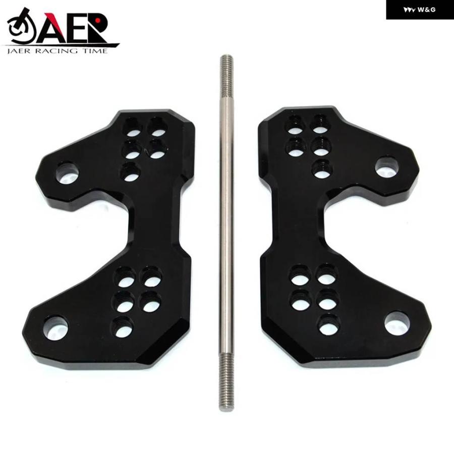 並行輸入品ヤマハ R3 MT03 MT25 2015-2020 CNC リアセット ベース フットペグ R3 ABS ヤマハ R25 2013-2020 R3 ABS 2017-2020の画像