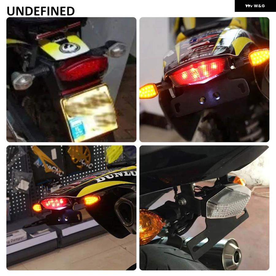 並行輸入品オートバイ テールライト フェンダーレス LED ウィンカー リア テールライト スズキ DRZ400SM DRZ 400 SM/S/E DRZ400SMの画像