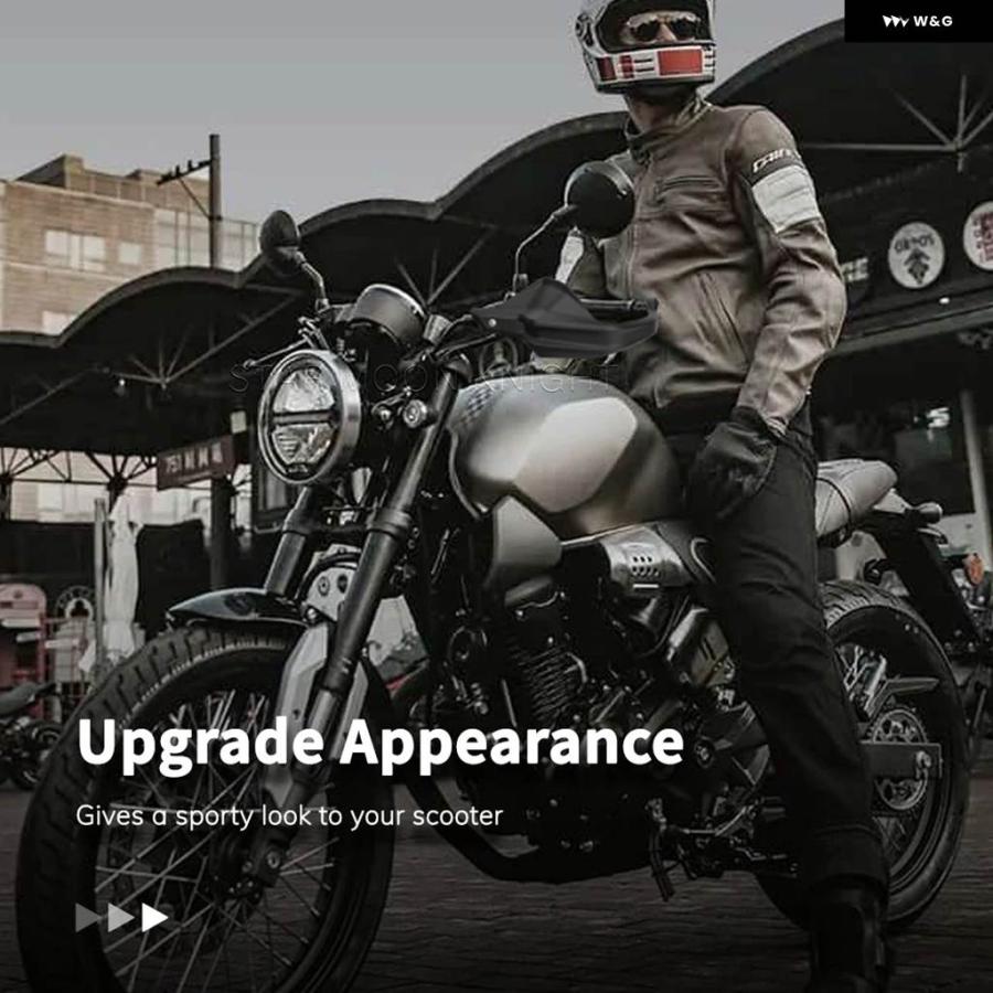 並行輸入品ホンダ CB190SS CB 190 SS アクセサリー バイク ハンドガード シールド ハンドガード ウィンド プロテクター_3