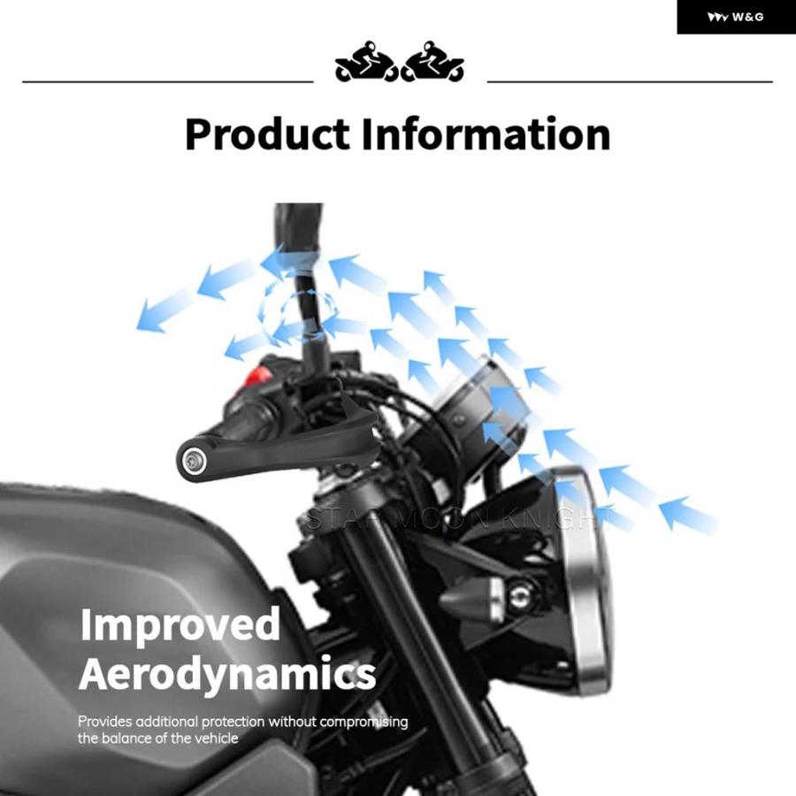 並行輸入品ホンダ CB190SS CB 190 SS アクセサリー バイク ハンドガード シールド ハンドガード ウィンド プロテクター_4