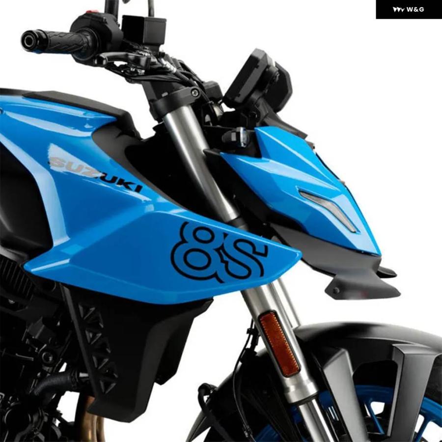 並行輸入品GSX8S オートバイ フロントダウンフォーススポイラー ネイキッドフロントスポイラー エアロダイナミックウィングデフレクター スズキ GSX8S G_3