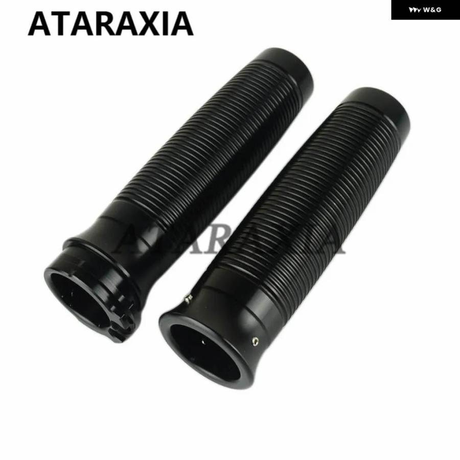 並行輸入品1インチ25MM ハンドルバー グリップ ハンド グリップ ハーレー ツーリング スポーツスター XL883ダイナブレイクアウトファットボーイヘリテーの画像