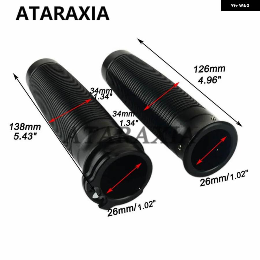 並行輸入品1インチ25MM ハンドルバー グリップ ハンド グリップ ハーレー ツーリング スポーツスター XL883ダイナブレイクアウトファットボーイヘリテーの画像