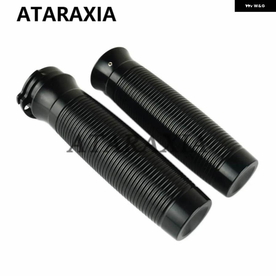 並行輸入品1インチ25MM ハンドルバー グリップ ハンド グリップ ハーレー ツーリング スポーツスター XL883ダイナブレイクアウトファットボーイヘリテーの画像