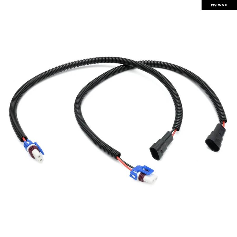 並行輸入品ペア LED フォグライト 配線 ハーネス 延長 ワイヤー ハーネス JEEP WRANGLER JK 2007-2009 FORD MUSTANG GT 2005 2006 2007 -2012の画像