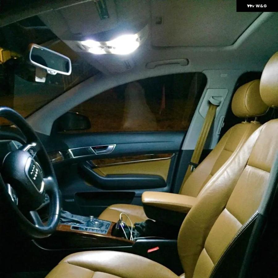 並行輸入品19個 CANBUS 車用 LED 室内灯 電球 キット 第2世代 2004-2009 レクサス RX330 RX350 RX400H マップドーム トランク カーテシーライトの画像