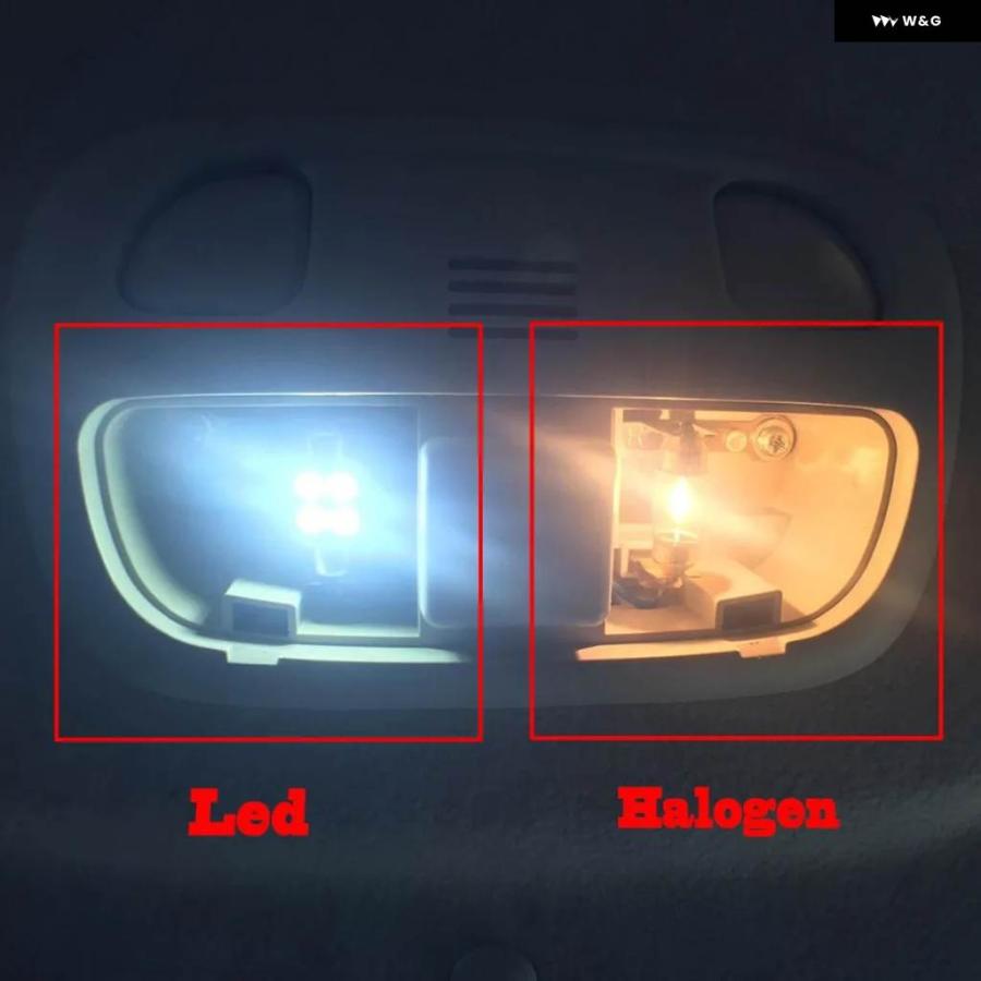 並行輸入品19個 CANBUS 車用 LED 室内灯 電球 キット 第2世代 2004-2009 レクサス RX330 RX350 RX400H マップドーム トランク カーテシーライトの画像