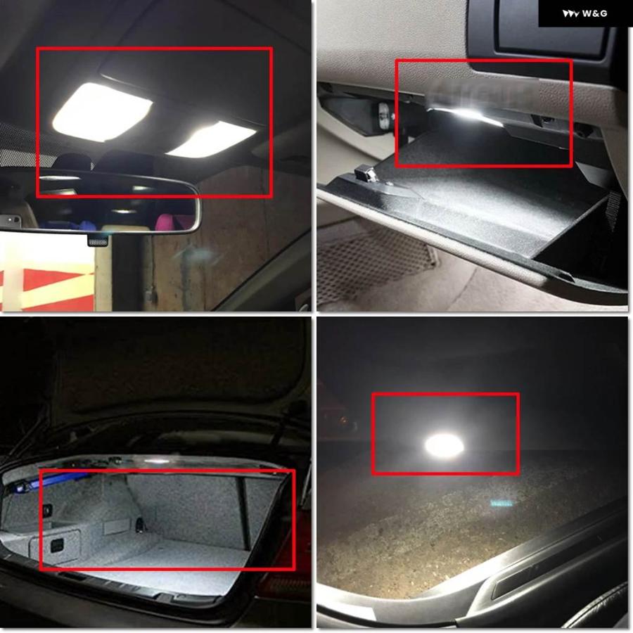 並行輸入品19個 CANBUS 車用 LED 室内灯 電球 キット 第2世代 2004-2009 レクサス RX330 RX350 RX400H マップドーム トランク カーテシーライトの画像