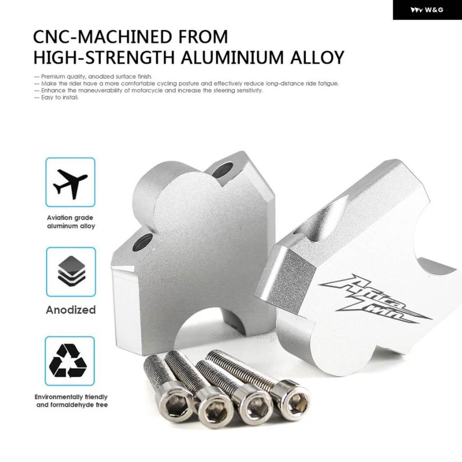 並行輸入品オートバイ ハンドルバー ライザークランプ マウント クランプ マウント ライザークランプアルミ ホンダ CRF1100Lの画像